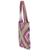 Cotton shoulder bag, 'Cross of Colors' - Handcrafted Rectangular Patchwork Shoulder Bag from India