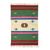 Wool area rug, 'Starry Garden' (4x6) - Cozy Hand Woven Multicolor Striped Wool Rug from India (4x6)