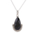 Onyx pendant necklace, 'Magical Night' - Handmade Sterling Silver and Onyx Pendant Necklace