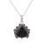 Onyx pendant necklace, 'Mysterious Allure' - Handmade Onyx and Sterling Silver Pendant Necklace (image 2a) thumbail