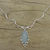 Chalcedony pendant necklace, 'Heavenly Bliss' - Chalcedony and Sterling Silver Pendant Necklace from India