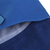 Funda para tableta de algodón con detalles en cuero, 'Work and Play' - Funda para tableta con apliques de algodón y detalles de cuero en azul