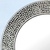 Glass mosaic wall mirror, 'Round Shimmer' - Circular Shimmering Mosaic Wall Mirror from India (image 2b) thumbail