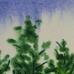 'Mango Grove' - Signed Impressionist Painting of Mango Trees from India