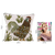 Cotton cushion covers, 'Rooster Crow' (pair) - Two Embroidered Cushion Covers with Roosters from India