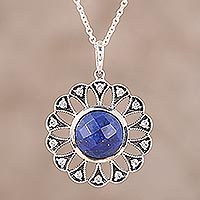 Lapis lazuli pendant necklace