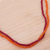 Ruby and carnelian beaded necklace, 'Lotus Fire' - Ruby Carnelian and Cultured Pearl Beaded Necklace from India (image 2b) thumbail