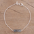 Labradorite pendant bracelet, 'Elegant Prism' - Labradorite and 925 Silver Pendant Bracelet from India thumbail