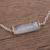 Rainbow moonstone pendant bracelet, 'Elegant Prism' - Rainbow Moonstone Pendant Bracelet from India (image 2c) thumbail