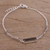 Smoky quartz and labradorite pendant bracelet, 'Magical Prism' - Smoky Quartz and Labradorite Bracelet from India (image 2b) thumbail