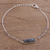 Labradorite pendant bracelet, 'Magical Prism' - Labradorite Beaded Pendant Bracelet from India
