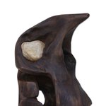 Wood sculpture, 'Tree House' - Unique Hand-Carved Wood Sculpture from India