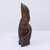 Holzskulptur - Handgeschnitzte Skulptur aus recyceltem Sal-Treibholz aus Indien