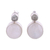 Rainbow moonstone and blue topaz drop earrings, 'Delhi Diva' - Rainbow Moonstone and Blue Topaz Drop Earrings from India