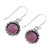 Chalcedony dangle earrings, 'Pink Appeal' - Pink Chalcedony and Sterling Silver Floral Dangle Earrings (image 2d) thumbail