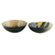 Horn bowls, 'Delhi Relics' (pair) - Two Handcrafted Traditional Horn Bowls from India