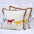 Cotton cushion covers, 'Post Time' (pair) - Horse Themed Cotton Cushion Covers from India (Pair) (image 2) thumbail