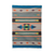 Dhurrie-Teppich aus Wolle, (4x6) - 4x6 geometrischer bunter Dhurrie-Wollteppich aus Indien