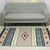 Dhurrie-Teppich aus Wolle, (4x6) - 4x6 handgewebter geometrischer Wollteppich in Grau aus Indien