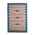 Wool dhurrie rug, 'Azure Melody' (4x6) - Handwoven Azure Wool Dhurrie Rug from India (4x6)