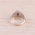 Amethyst single-stone ring, 'Royal Luxury' - Amethyst and Sterling Silver Single Stone Ring from India (image 2c) thumbail