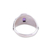 Amethyst single-stone ring, 'Royal Luxury' - Amethyst and Sterling Silver Single Stone Ring from India (image 2e) thumbail