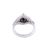 Onyx single-stone ring, 'Midnight Luxury' - Onyx and Sterling Silver Single Stone Ring from India (image 2e) thumbail