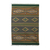 Wool dhurrie rug, 'Forest Harmony' (4x6) - Artisan Handwoven Wool and Cotton Dhurrie Rug (4x6) thumbail