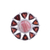 Garnet and rhodochrosite cocktail ring, 'Red Sun' - Garnet and Rhodochrosite Cocktail Ring from India (image 2d) thumbail