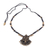 Ceramic pendant necklace, 'Tree of Wealth' - Tree-Themed Ceramic Pendant Necklace from India (image 2a) thumbail