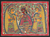 Madhubani painting, 'Euphoria' - Authentic Signed Madhubani Folk Art Painting of Krishna thumbail