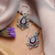 Garnet dangle earrings, 'Red Intricacy' - Sterling Silver and Garnet Dangle Earrings from India thumbail