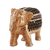 Wood sculpture, 'Elephant Magnificence' - Hand-Carved Kadam Wood Sculpture of an Elephant from India thumbail