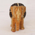 Escultura de madera, 'Elephant Magnificence' - Escultura de madera Kadam tallada a mano de un elefante de la India