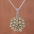 Citrine pendant necklace, 'Sunny Brilliance' - Twenty-Two Carat Citrine Pendant Necklace with Rhodium (image 2) thumbail