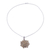 Citrine pendant necklace, 'Sunny Brilliance' - Twenty-Two Carat Citrine Pendant Necklace with Rhodium thumbail