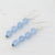 Quartz dangle earrings, 'Happy Delight in Sky Blue' - Quartz Dangle Earrings in Sky Blue from India (image 2b) thumbail