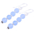 Quartz dangle earrings, 'Happy Delight in Sky Blue' - Quartz Dangle Earrings in Sky Blue from India (image 2c) thumbail