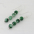 Quartz dangle earrings, 'Happy Delight in Green' - Quartz and Silver Dangle Earrings in Green from India (image 2b) thumbail