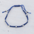 Sterling silver beaded bracelet, 'Peaceful Song in Azure' - Sterling Silver Beaded Bracelet in Azure from India (image 2) thumbail