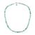 Quartz beaded necklace, 'Happy Delight in Light Green' - Quartz and Silver Beaded Necklace in Light Green from India thumbail