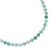 Quartz beaded necklace, 'Happy Delight in Light Green' - Quartz and Silver Beaded Necklace in Light Green from India (image 2c) thumbail