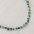 Quartz beaded necklace, 'Happy Delight in Green' - Green Quartz and Silver Beaded Necklace from India (image 2b) thumbail