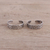 Sterling silver toe rings, 'Floral Saga' (pair) - Pair of Floral Sterling Silver Toe Rings from India (image 2) thumbail