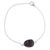 Smoky quartz pendant bracelet, 'Trendy Egg' - Smoky Quartz Egg-Shaped Pendant Bracelet from India (image 2a) thumbail