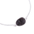 Smoky quartz pendant bracelet, 'Trendy Egg' - Smoky Quartz Egg-Shaped Pendant Bracelet from India (image 2d) thumbail