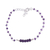 Amethyst link bracelet, 'Luminous Purple' - Handcrafted Amethyst and Sterling Silver Link Bracelet (image 2d) thumbail