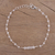 Rainbow moonstone link bracelet, 'Luminous White' - Rainbow Moonstone and Sterling Silver Link Bracelet (image 2b) thumbail