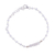 Rainbow moonstone link bracelet, 'Luminous White' - Rainbow Moonstone and Sterling Silver Link Bracelet (image 2d) thumbail