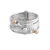 Cultured pearl meditation spinner ring, 'Luminous Floral' - Cultured Pearl and Sterling Silver Meditation Spinner Ring thumbail